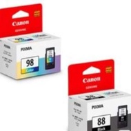 單一價 CANON 原廠墨水匣 PG-88 PG-98適用:Canon PIXMA E500/E600