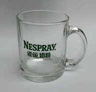 NESPRAY 雀巢奶粉 經典 簡約 透明玻璃馬克杯 水杯