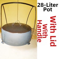 Yisheng | Cast Iron Traditional Cauldron Pot Durable Thickening