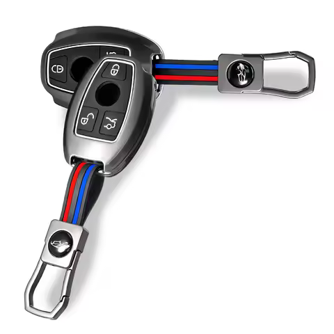 Zinc Alloy Car Key Case For Mercedes Benz C Class Remote Control Protector For Mercedes Benz C300 C2