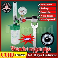 Oxygen Tank Regulator Set With Pressure Gauge Medical Buoy Pressure Reducing Valve Flow Meter