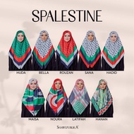 SHAWLPUBLIKA PALESTINE COTTON & SATIN HADID HUDA BELLA