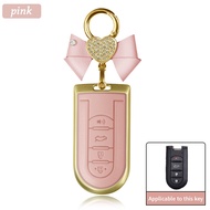 Cover Kunci Perodua Myvi Aruz 2018 - 2021 Alza Axia 2018 - 2022 Bezza 2018 - 2025 Car Leather Key Ca