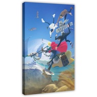 Anime Trigun Stampede Canvas Poster Bedroom Decor Sports Landscape Office Room Decor Gift Frame: 12x