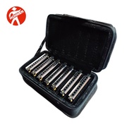 HARMONICA HOHNER BLUES DIATONIC SET ISI 7 KEY - TWOSTORE9