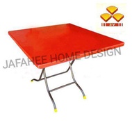 JFH 3V 3X3 Foldable Table / 3-Feet Square Foldable Plastic Table ( L900MM X W900MM X H750MM )/ Meja Makan / Meja Lipat