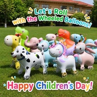 4D Animal Wheel Balloons Character Balloon/s 4D Balloon/s