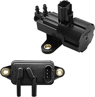 F77Z9J460AB F63Z-9J459-AA EGR Vacuum Solenoid Valve and EGR Pressure Feedback Sensor Kit Fits for Fo