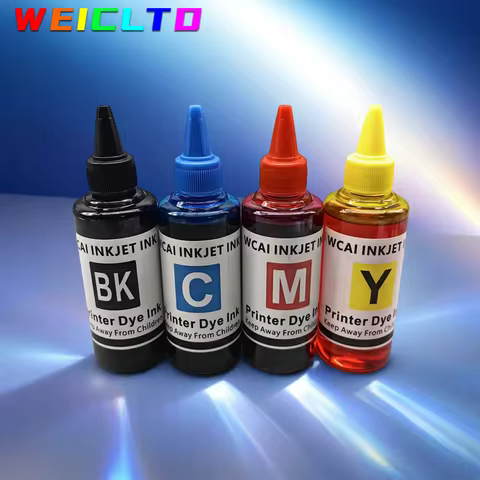 4PC 100ML Refill Dye Ink for HP 924XL 925XL 923XL for HP Officejet Pro 8120 8123 8133 8130 Printer