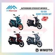 [100% ORIGINAL] WMOTO ES125 BODY COVER SET WITH STRIPE STICKER (64000-ES125)