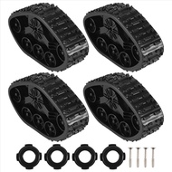 4Pcs Upgrade Track Wheels Spare Parts for 1/16 WPL B14 B24 C14 C24 Truck RC Car Accessories Upgrade 