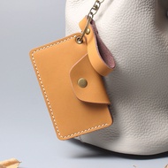 beg dompet dompet lelaki beg dompet lelaki Handmade Creative Cowhide Genuine Leather Small Card Hold