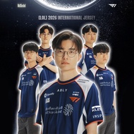 T1 2026 MSI LOL Lunar Starry Sky Theme Team Kit Faker Same LCK International Esports Short sleeved S