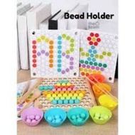 Wooden Bead Holder Game concentration training toy (TY51)