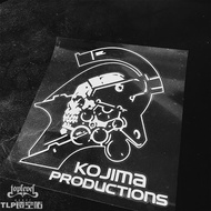 TLP Hollow Car Sticker Death Stranding Hideo Kojima Studio Logo Alloy Equipment Console Game Sticker