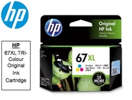 [Singapore] ready stock for HP 67XL Tri-Color Original Ink Cartridge For HP ENVY 6000 series HP ENVY