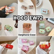 【High quality】For HOCO EW72 Case Cute Cartoon Textile Crafts Earphone Case Casing Cover