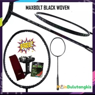 Raket Badminton Maxbolt Black Woven Original