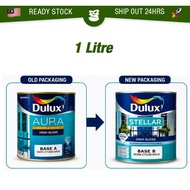 1L ICI DULUX Stellar / Aura High Gloss Finish Interior Exterior Paint Wood Metal Kayu Besi Luar Dala