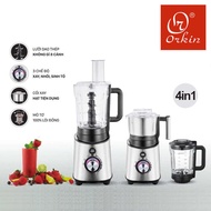 Máy xay đa năng Orkin Thái Lan OR521 công suất 800W - Cối thủy tinh và cối Inox - Bảo hành 12 tháng