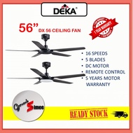 DEKA 56" DX56/ DX56LED  DC MOTOR CEILING FAN