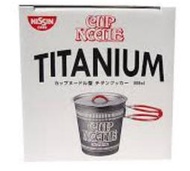 Nissan cup noodles Titanium 日清 鈦金屬 泡麵杯 限量商品