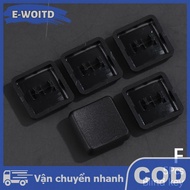 E-WOITD 5Pcs Choc Low Profile PBT Key caps for Chocolate switch mechanical keyboard Ultra thin Black