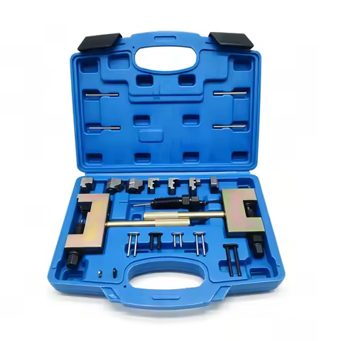 Engine Camshaft Timing Chain Riveting Removal Installation Tool Kit for Mercedes Benz M271 M272 M273