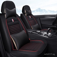 Seat Cover Fabric Linen Car All-Season Universal Cushion Car Cushion Full Surround Five-Seater Full 