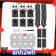 Replacement Part for Dreame X40 Ultra/L40 Ultra/X40 Master Vacuum Cleaner Main Side Brush Hepa Filte