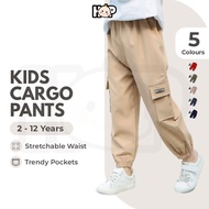 Cargo Pants Kids (2Y-12Y) Seluar Budak Lelaki Kids Pants Seluar Track Budak Tracksuit Budak Seluar K