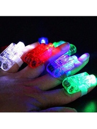 5入組[隨機顏色] Led手指燈,舞台、跳舞和狂歡派對用品