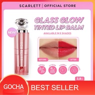 GOCHA SCARLETT GLASS GLOW TINTED LIP BALM - Moisturizing & hydrating, natural lip color, plumpy lips