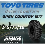 (POSTAGE) 245/75/16 TOYO OPEN COUNTRY M/T NEW CAR TIRES TYRE TAYAR