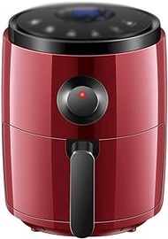 Air Fryer 3L Large Capacity with Menus LED Touch Screen Adjustable Time/Temp Control Air Fryers for Home Use Oil-free Cooking 1200W Electric Air fryer (Color : Red) (Red) hopeful