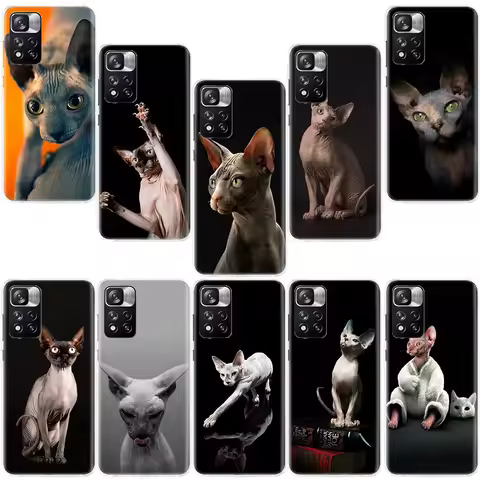 Lavaza Sphynx Sphinx Cat Phone Case For Xiaomi Poco X4 F4 GT X3 NFC X5 X6 X7 Pro 5G M5 M5S M3 F5 Mi 