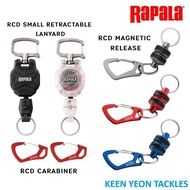RAPALA RCD RCD SMALL RETRACTABLE LANYARD & CARABINER 2 PACK & RCD MAGNETIC RELEASE