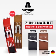 Nethers Voyage 7-In-1 Premium & Professional Stainless Steel Manicure / Nail Clipper Set With Magnet