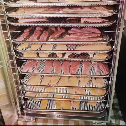Food Dehydrator Fruit Vegetabl Drying Machine Snacks Meat Food Dryer 16-Layer Stainless Steel Dry Fr