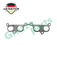 Münster Exhaust Manifold Gasket 17173-75020 for Toyota Land Cruiser Prado 2.7 RZJ95 3RZ-FE (Metal)