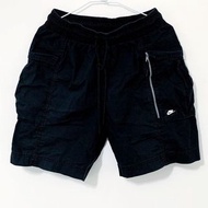 NIKE SPORTWEAR NSW ME SHORT CARGO STRT 休閒 慢跑 籃球 運動 抽繩 拼接 拉鍊 口袋 工裝 短褲 黑色 男版 L號 AR2374-010 PNT-M TP0_2402 TP0_24 #把愛傳出去