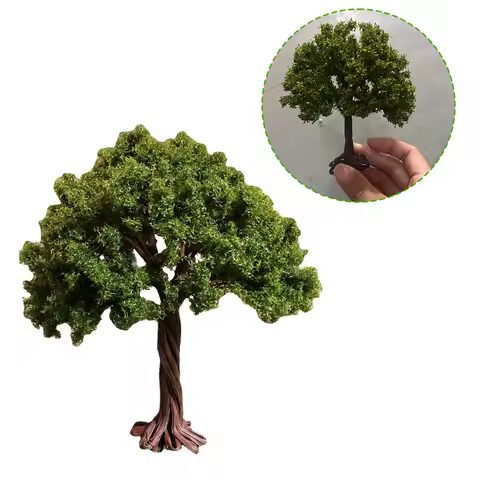 HO Scale Trees Train Railroad Park Garden Scenery Layout Miniature Model Tree Fake Trees for DIY Lan