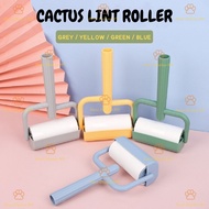 Cactus Lint Roller Dust Fur Roller Sticky Roller Pet Hair Remover Dust Remover Cloth Cleaner 40pcs