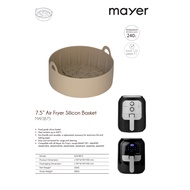 Mayer 7.5" Air Fryer Silicon Basker For MMAF501 &amp; MMAF501D