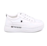 Sepatu Sekolah Wanita Hitam Polos Sepatu Sneaker Wanita Import Korean Fashion Berlaku Bayar Ditempat