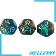 [Hellery1] 2-4pack Astrology Dice Entertainment Toys for Party Game Table Games Dice Games