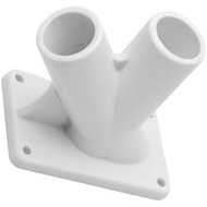 Flag Pole Mounting Base Bracket Durable Abs Flag Holder for Holiday Decorations