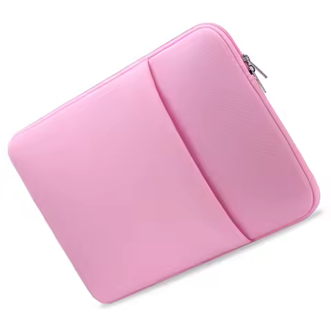 B2015 Laptop Sleeve Soft Pouch 14'' Laptop Bag Replacement for MacBook Air Pro Ultrabook Laptop Pink