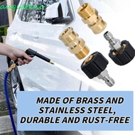 AUGUSTINE 2pcs Quick Connect Kit, 3/8'' Quick Connect M22 Swivel Pressure Washer Adapter Set, Stainl