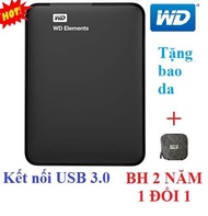 Ổ cứng di động 500Gb WD Elements bảo hành 2 năm + Bao vải WD